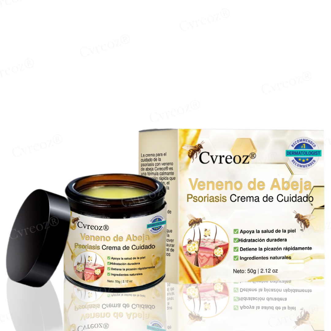 Cvreoz® Veneno de Abeja Psoriasis Crema de Cuidado
