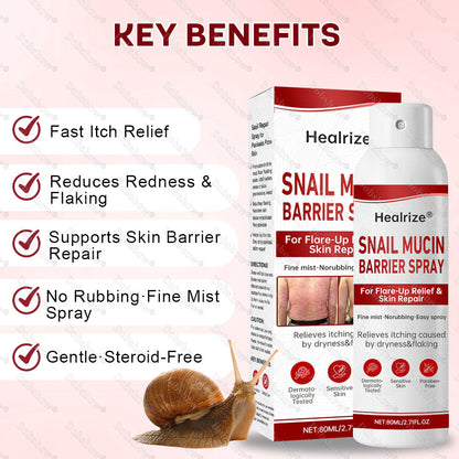 Healrize® Snail Mucin Barrier Spray for Flare-Up Relief & Skin Repair