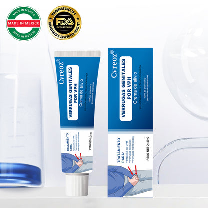 Cvreoz® Crema Alivio Verrugas Genitales VPH