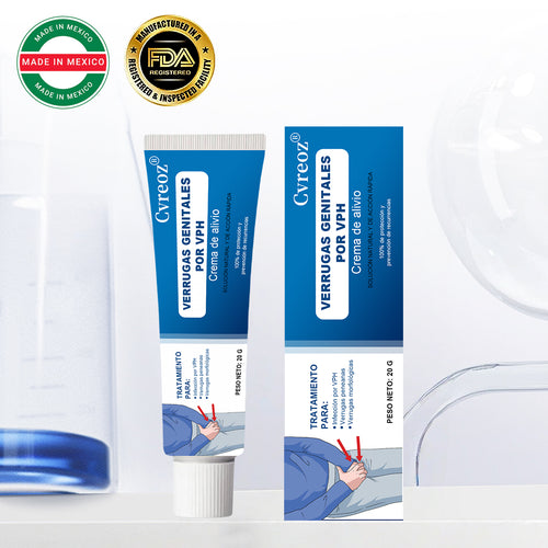 Cvreoz® Crema Alivio Verrugas Genitales VPH