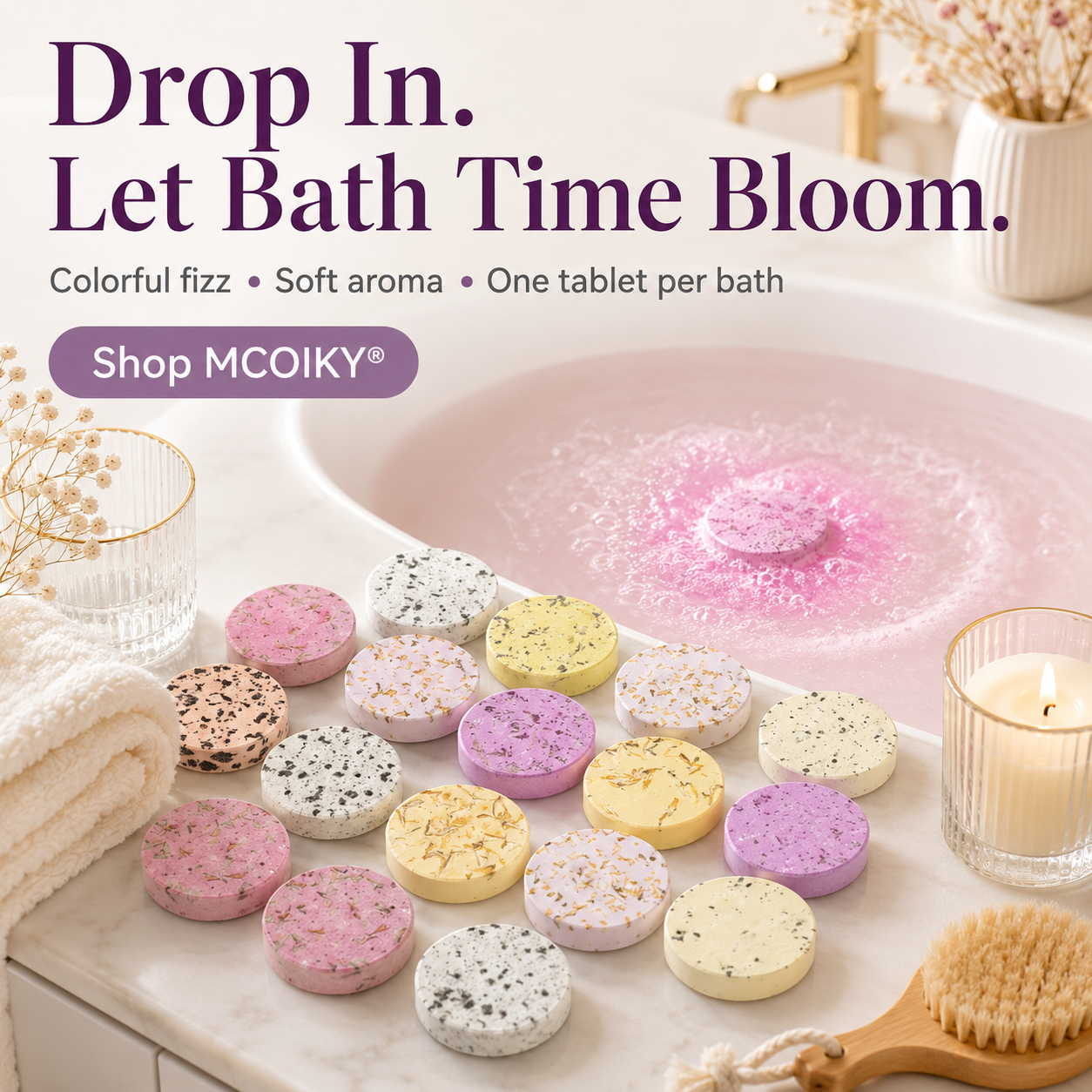 MCOIKY® Aroma Bath Fizz Tablets