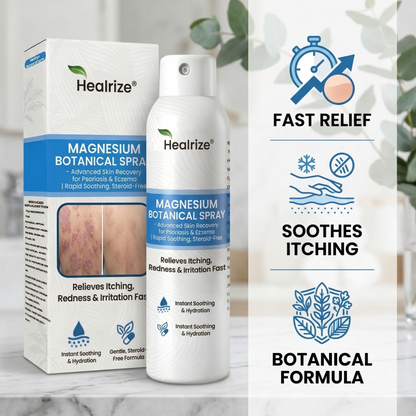 ✅ 𝙊𝙛𝙛𝙞𝙘𝙞𝙖𝙡 𝙎𝙩𝙤𝙧𝙚 | Healrize® Magnesium Botanical Spray – Advanced Skin Recovery for Psoriasis & Eczema | Rapid Soothing, Steroid-Free