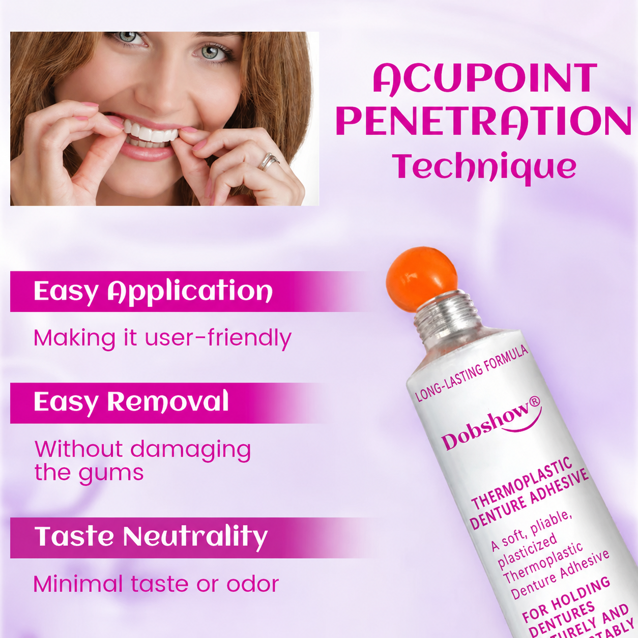 Dobshow® Thermoplastic Denture Adhesive