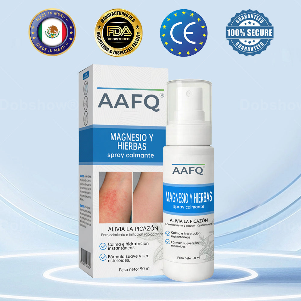 AAFQ® Spray Calmante de Magnesio y Hierbas