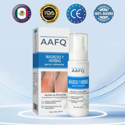 AAFQ® Spray Calmante de Magnesio y Hierbas