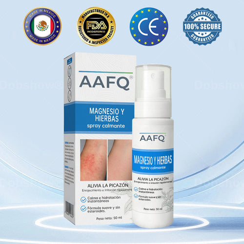 AAFQ® Spray Calmante de Magnesio y Hierbas
