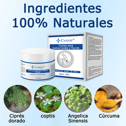 Cvreoz® Crema para hemorroides y fisuras