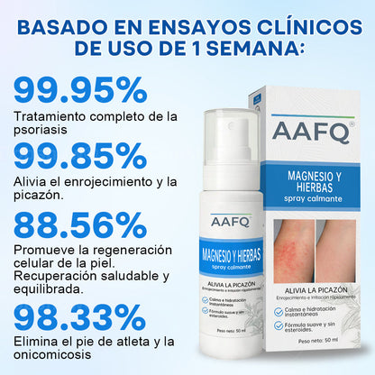 AAFQ® Spray Calmante de Magnesio y Hierbas