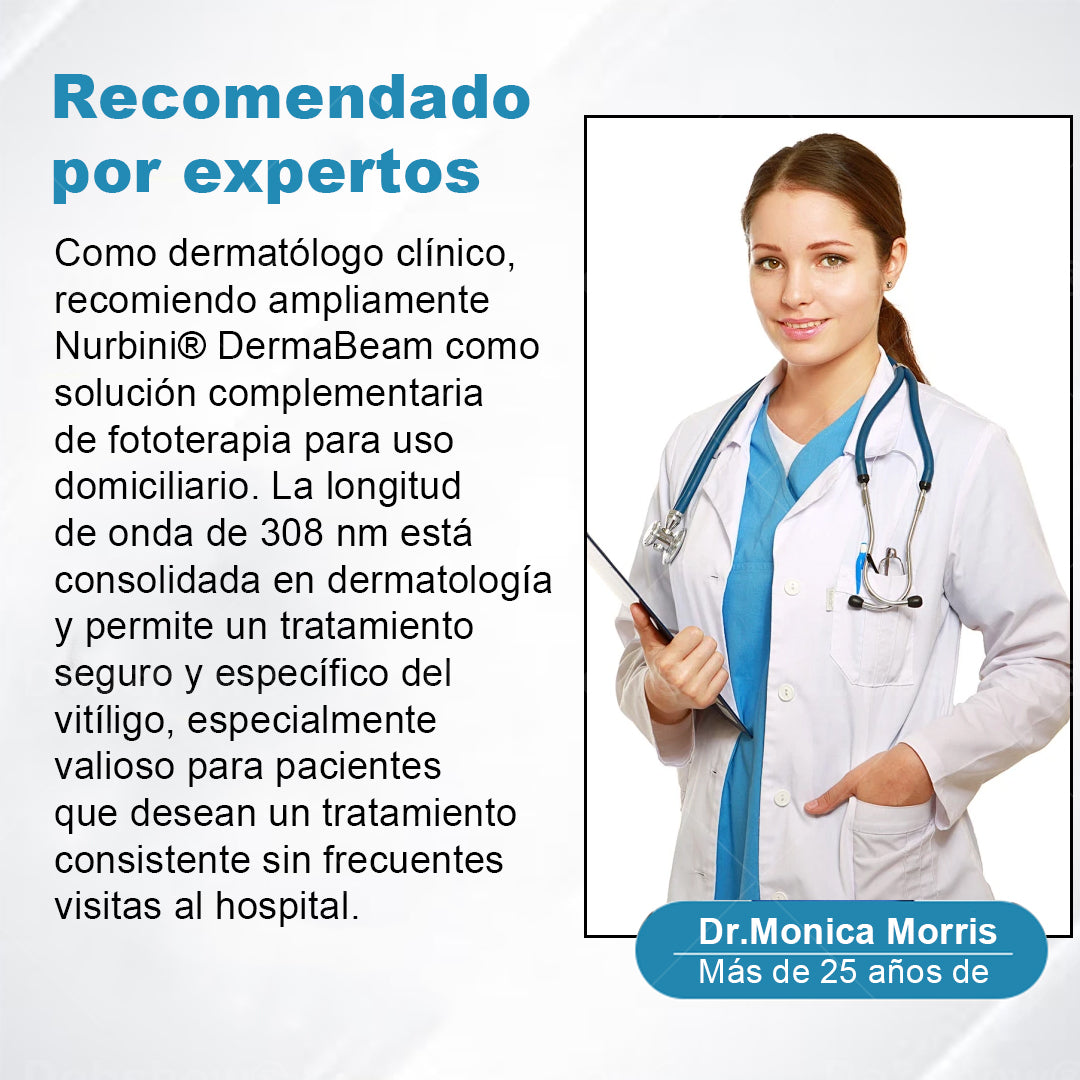 Nurbini® DermaBeam Instrumento para el tratamiento del vitíligo