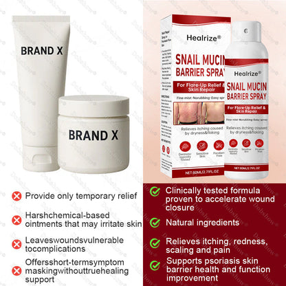 Healrize® Snail Mucin Barrier Spray for Flare-Up Relief & Skin Repair