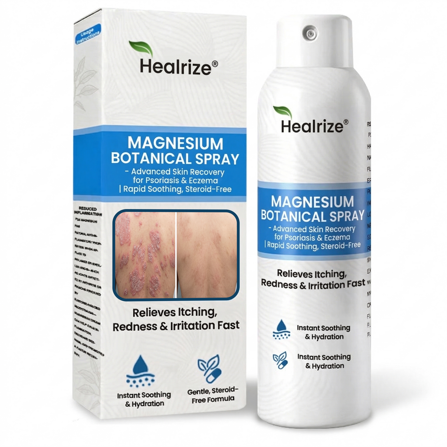 ✅ 𝙊𝙛𝙛𝙞𝙘𝙞𝙖𝙡 𝙎𝙩𝙤𝙧𝙚 | Healrize® Magnesium Botanical Spray – Advanced Skin Recovery for Psoriasis & Eczema | Rapid Soothing, Steroid-Free