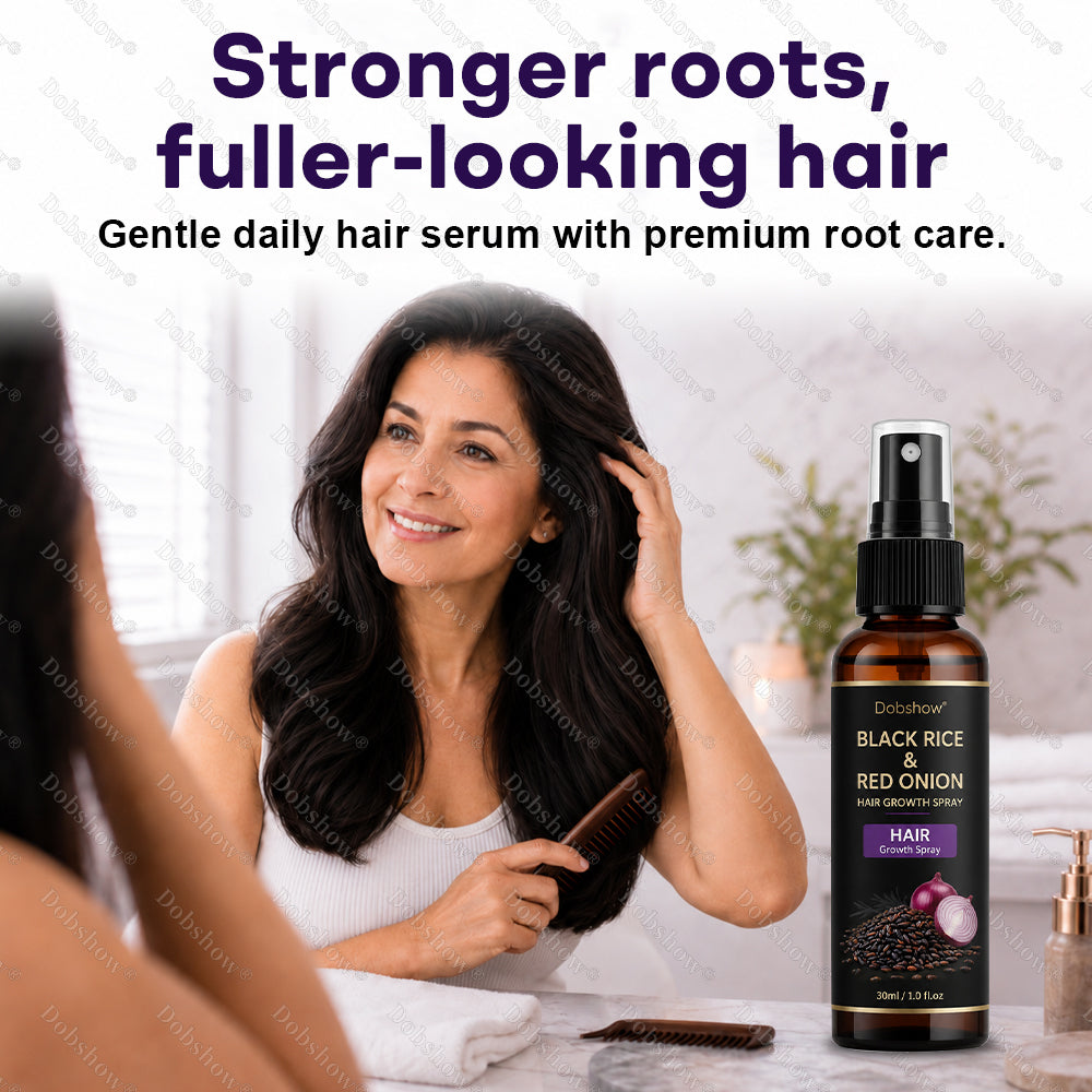 🔥Dobshow® Black Rice & Red Onion Hair Growth Spray