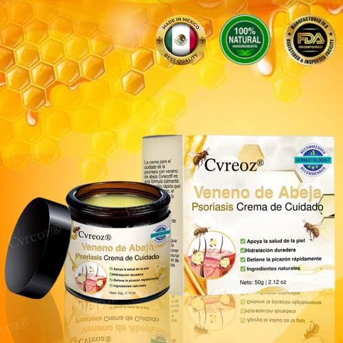Cvreoz® Veneno de Abeja Psoriasis Crema de Cuidado